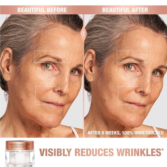 Charlotte Tilbury Magic Cream Anti-Aging Moisturizer Makeup Primer 7oz - Picture 6 of 10